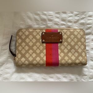 Kate spade zippered wallet